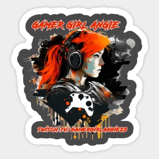 Gamer Girl Angie Sticker